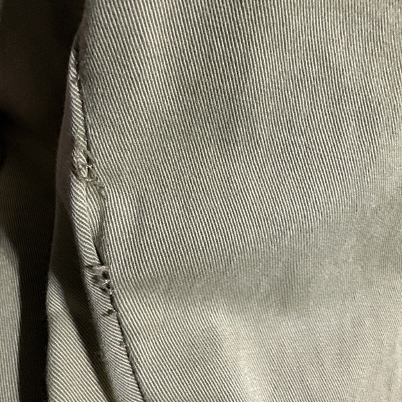 Chino By Anthropologie Womens Pants 29 Green Relaxed Stretch Cotton Blend - Picture 7 of 7